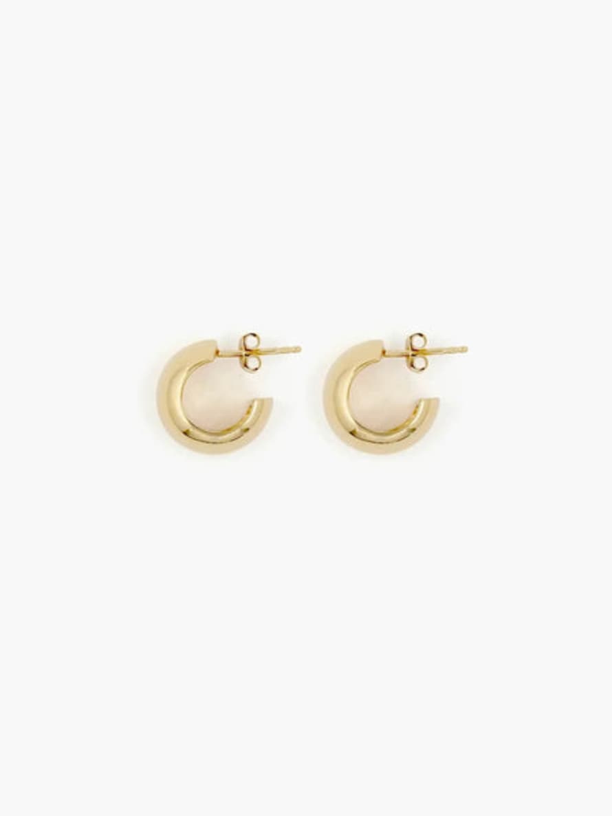 Ragbag Reflection Small Hoops - Gold