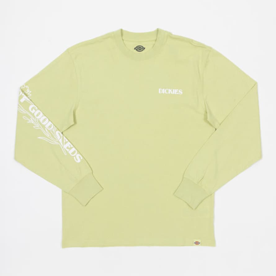 Dickies Timberville Long Sleeve T-Shirt In Pale Green