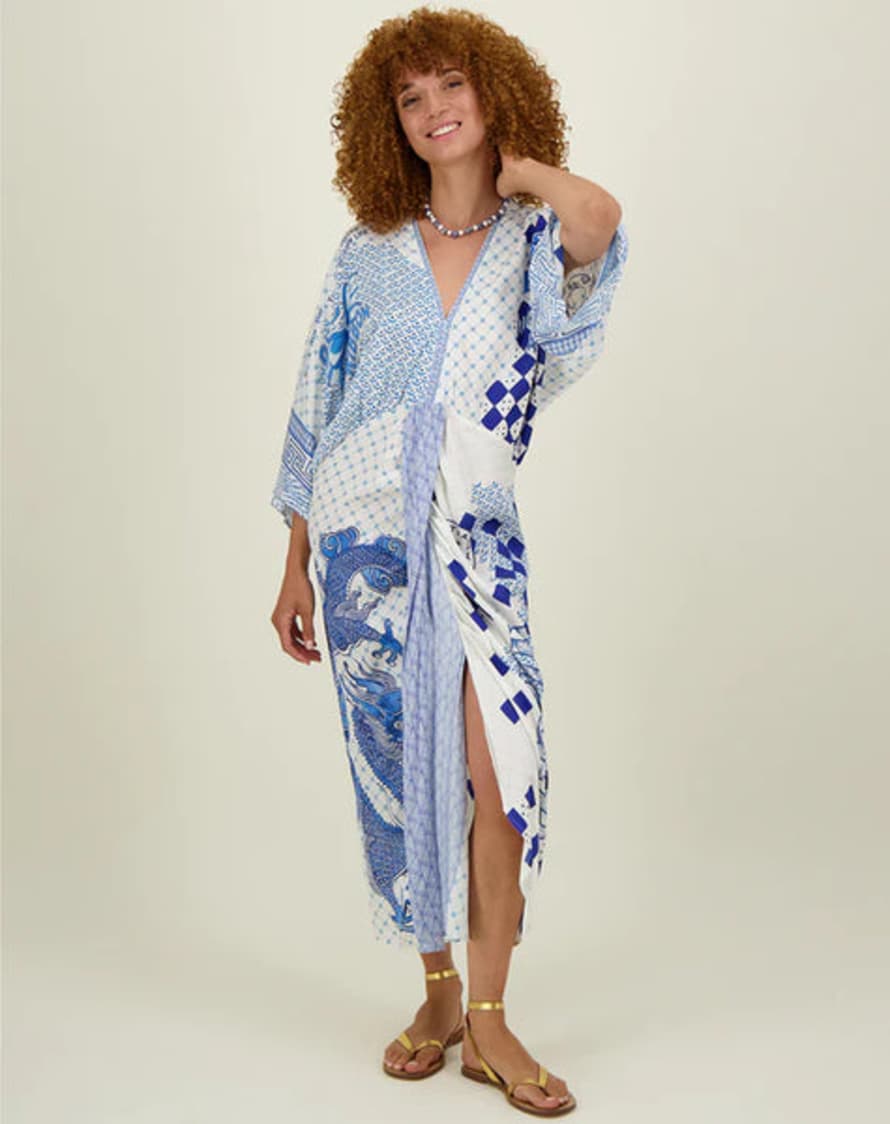 ME 369 Sophia Kimono Dress - Amalfi Coast