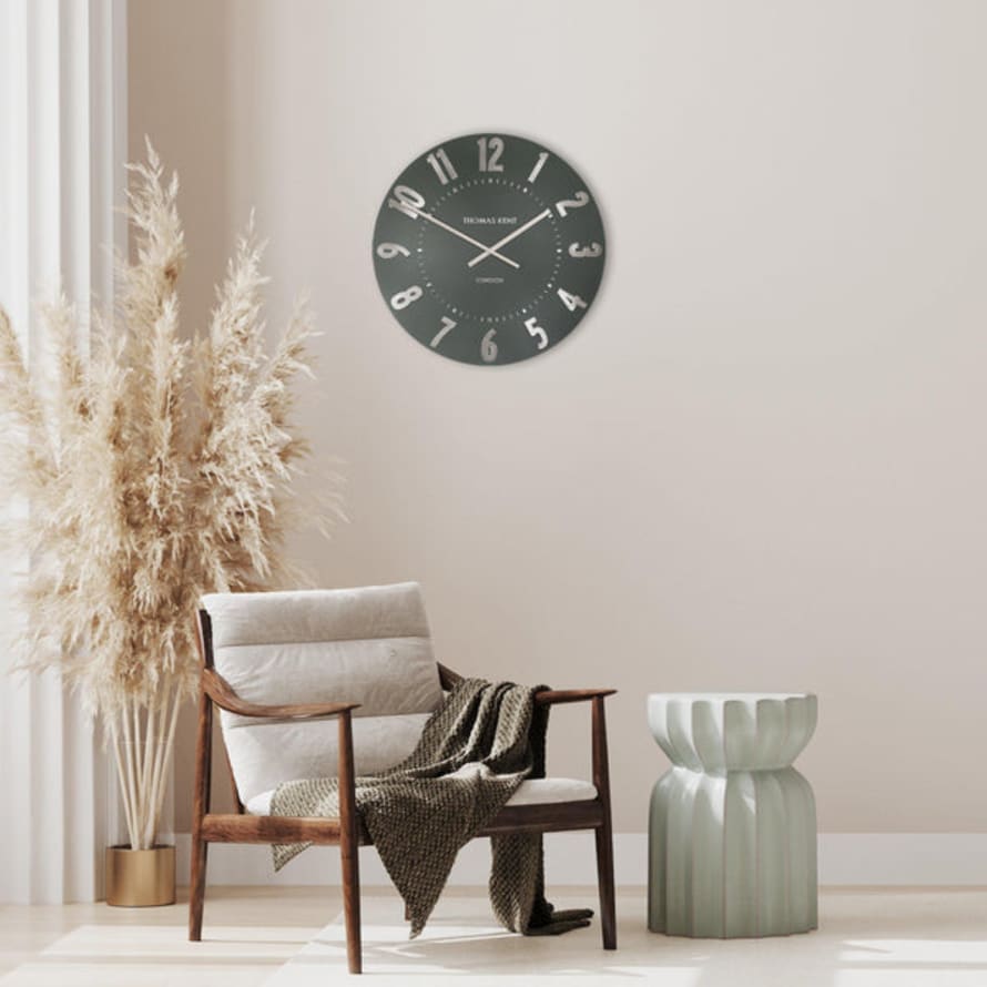 Distinctly Living 20" Olive Green Clock