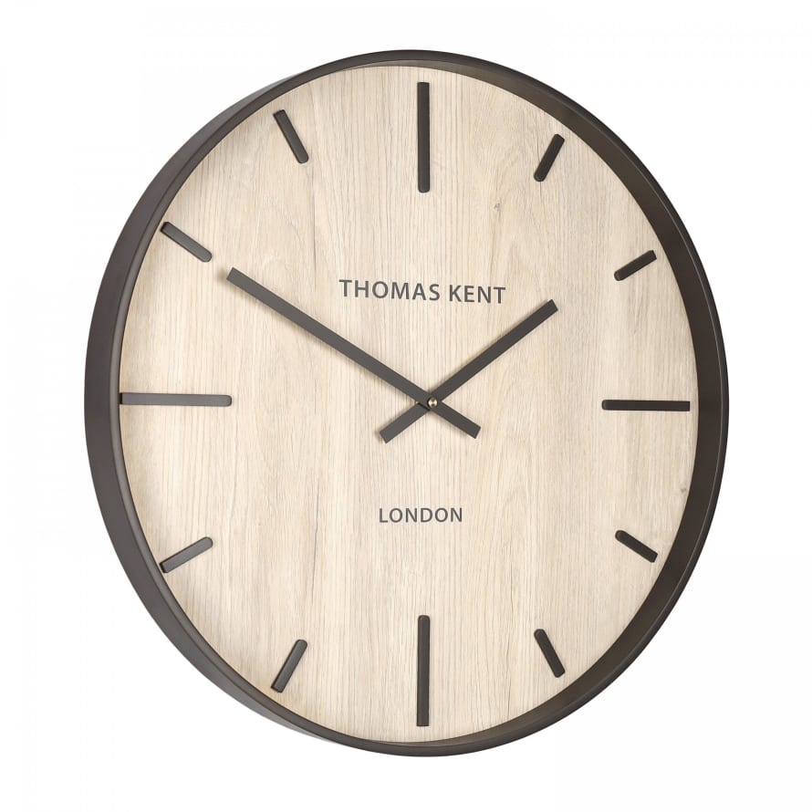 Thomas Kent Woodstock 20" Wall Clock | White Oak 