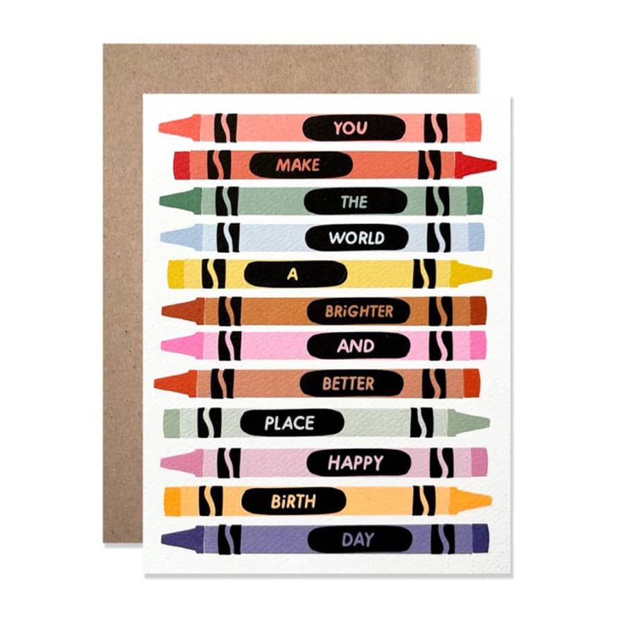 Hartland Hartland Card - Brighter And Better Crayons