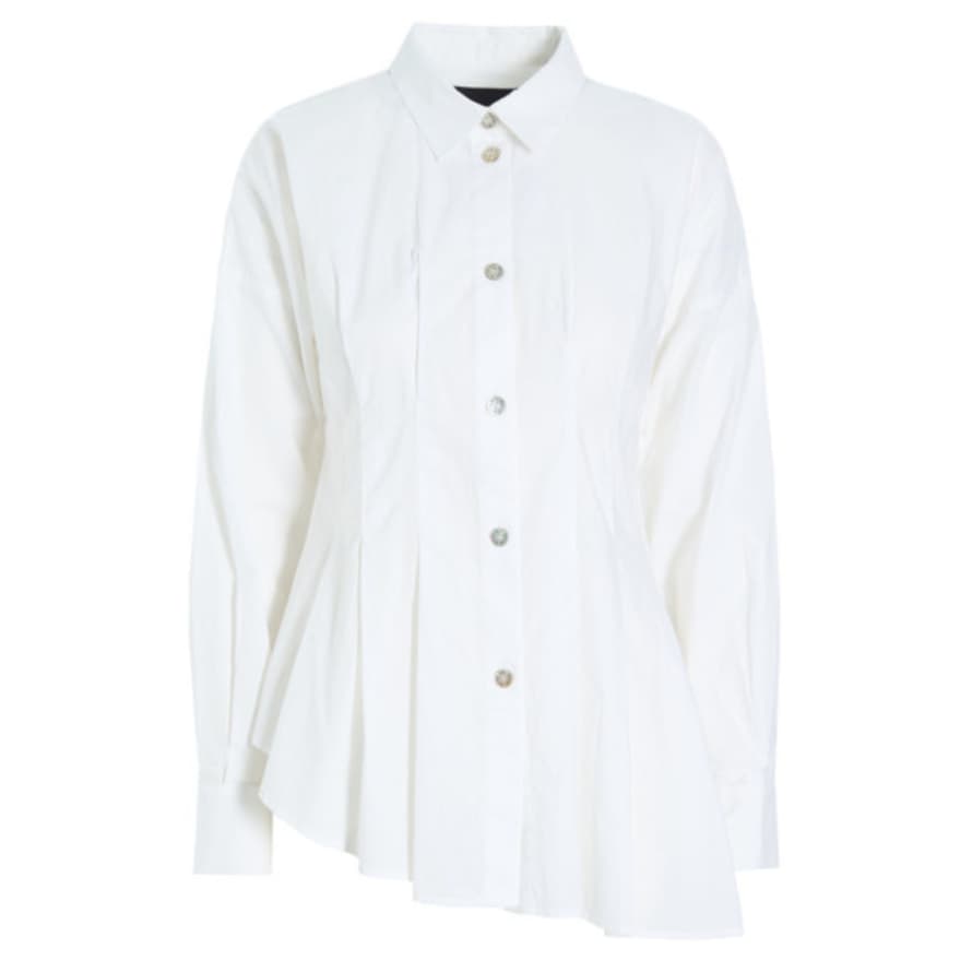 Bitte Kai Rand Core Cotton Shirt In Off White