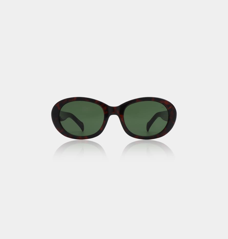 A Kjærbede A.kjaerbede Anma Sunglasses In Demi Tortoise