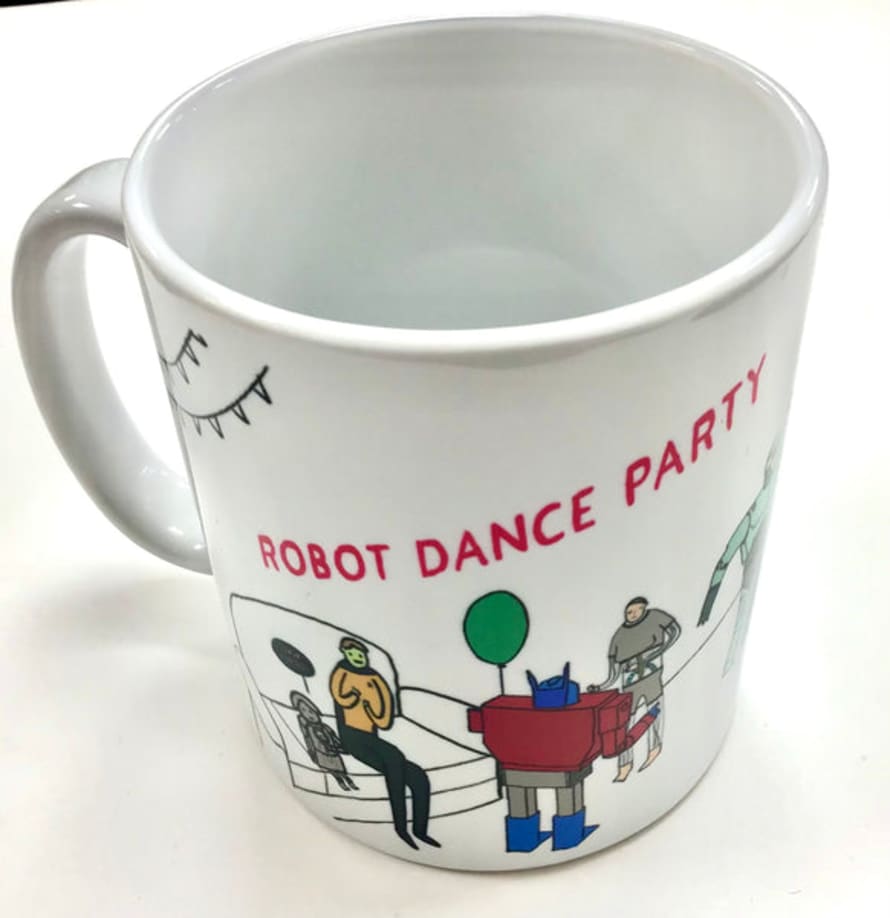 Hole in My Pocket Robot Dance Mug