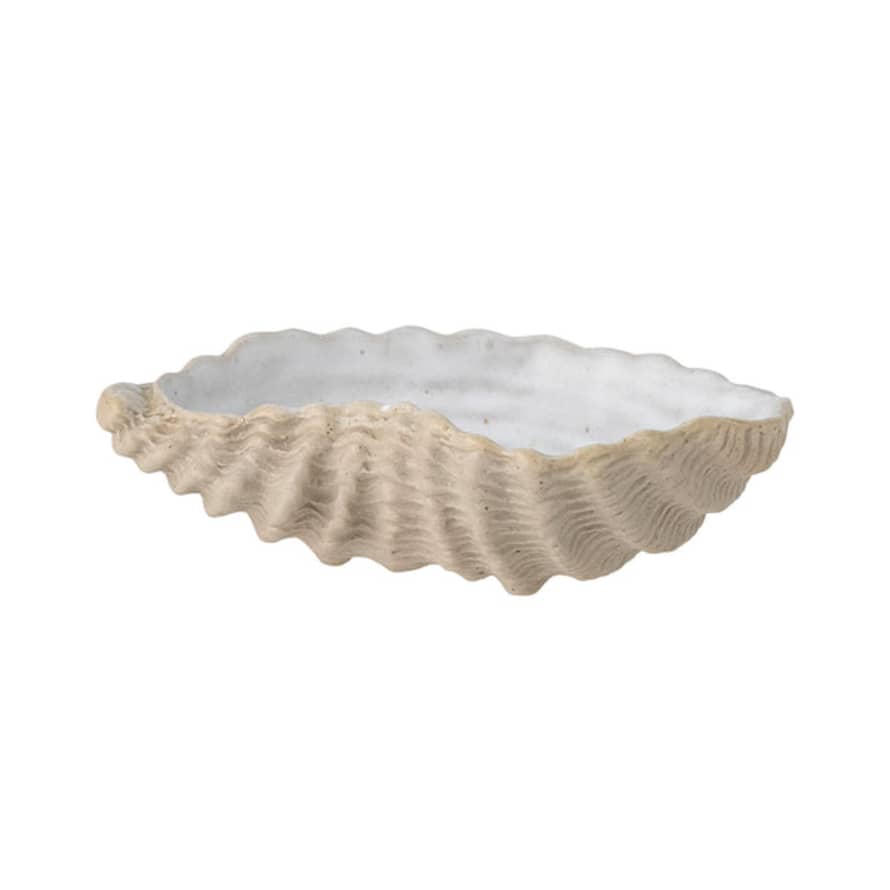 Bloomingville Small Ceramic Oyster Shell Bowl