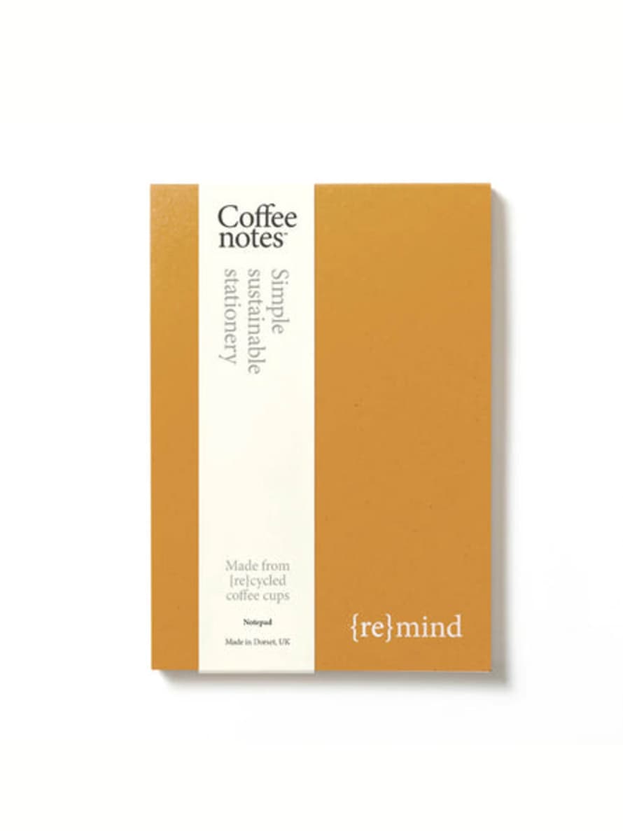Coffee Notes A5 Recycled Coffee Cup Organiser Notepad - Beer Collection - 3 Colours Available