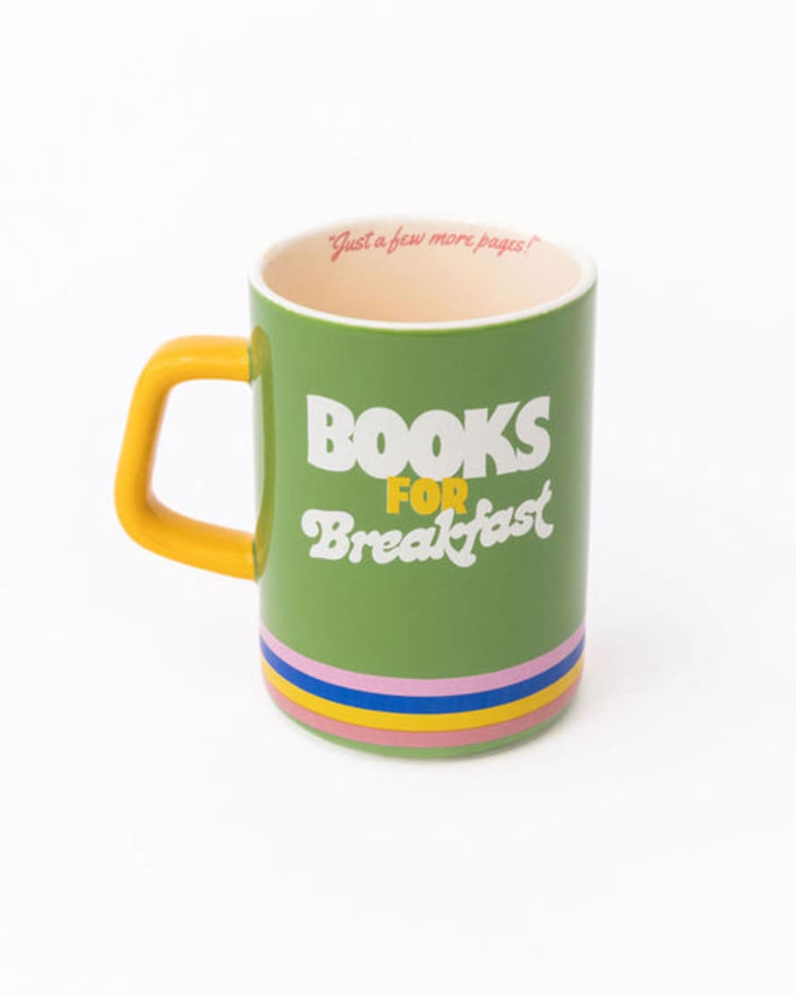 Ban.do Hot Stuff Ceramic Mug - Books For Breakfast