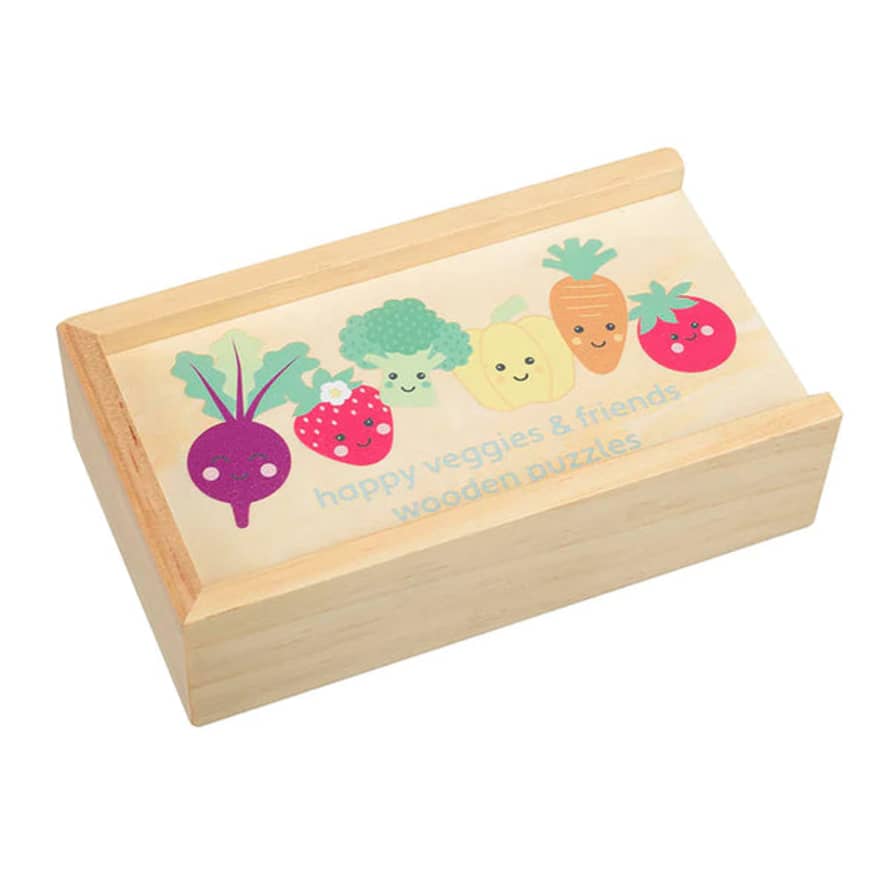 Orange Tree Toys - Puzzle In A Box Happy Veggies