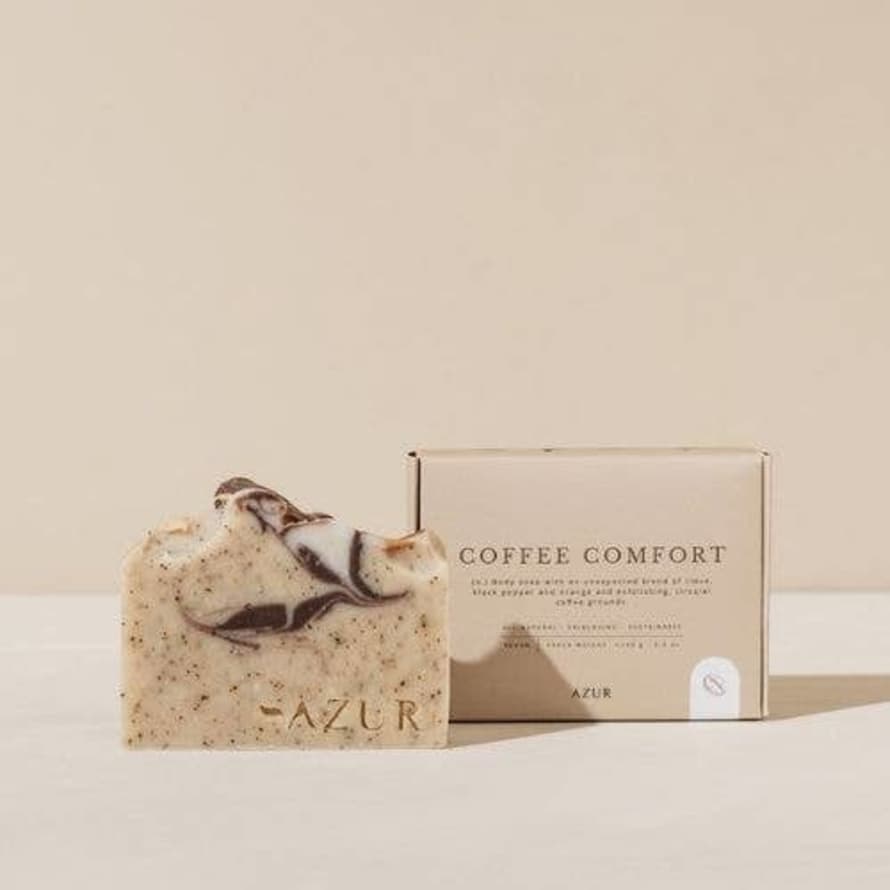 Azur Natural Bodycare Coffee Comfort | Bodyscrubbar | Natuurlijke Zeep