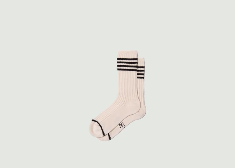 Nudie Jeans Striped Tennis Socks