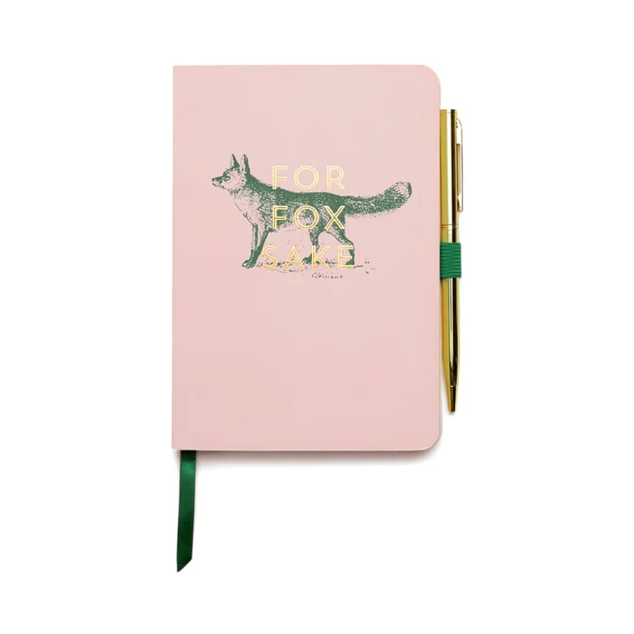 Designwork Ink Notebook with Pen - For Fox Sake
