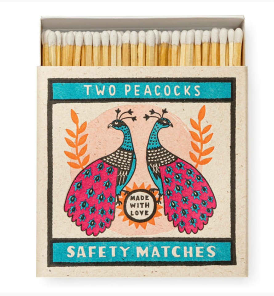 Archivist Two Peacocks Matches