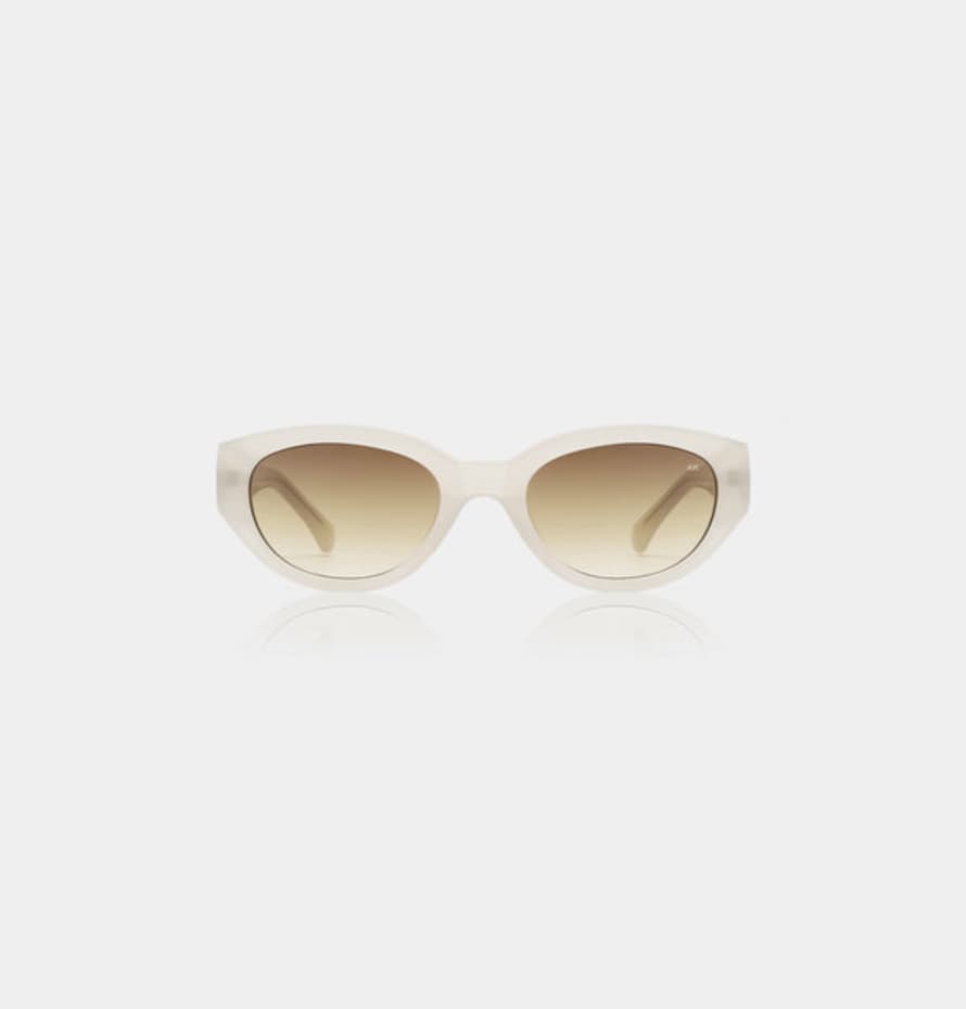 A.Kjaerbede  Winnie Sunglasses - Cream Bone