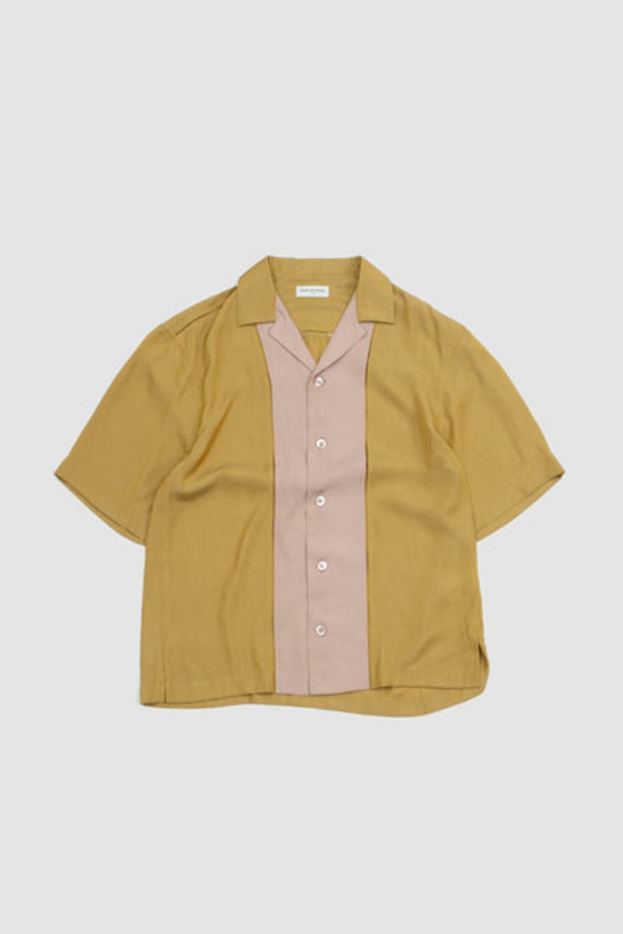 Dries Van Noten  Curbank Embroidery Shirt Mustard