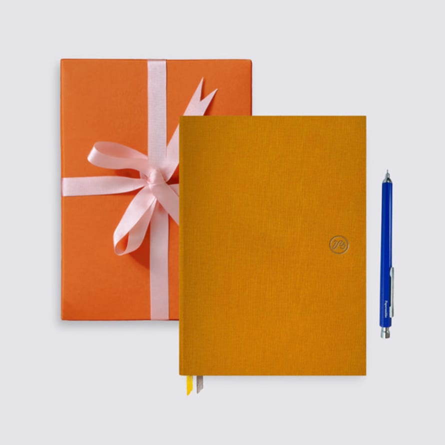 Papersmiths Solar Yellow Notebook & Primo Pen Duo - Ballpoint