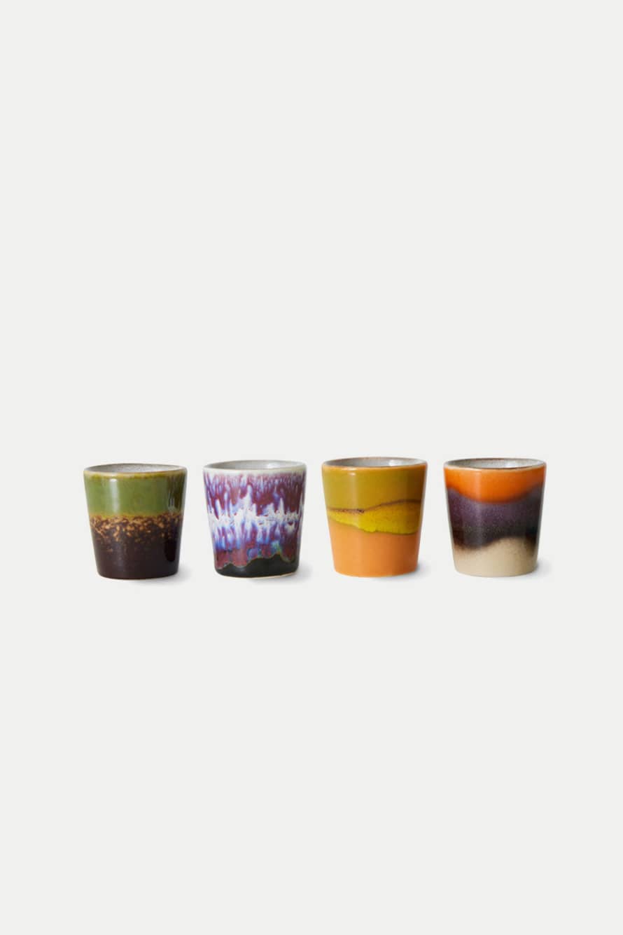 HK Living Island 70s Ceramics Egg Cups - Set Of 4