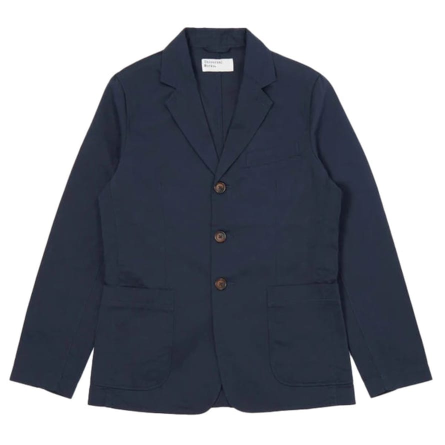 Universal Works London Jacket In Navy Twill Navy
