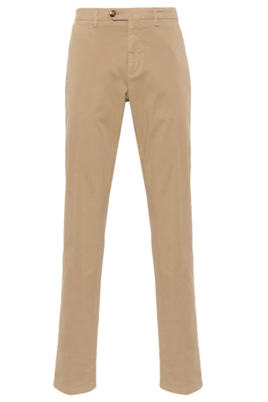 Canali - Beige Chinos In Garment Dyed Cotton Microtwill - 91633-pt00452-726