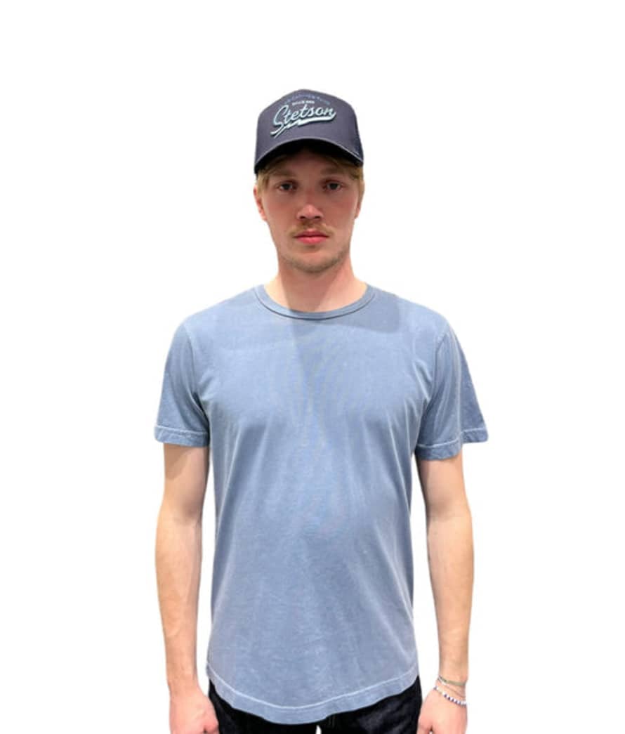 Crossley Hunt Man S-s T-shirt Light Blue