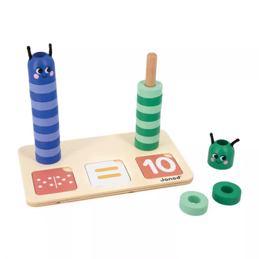 Janod : Number Composition And Comparison Educational Wooden Toy