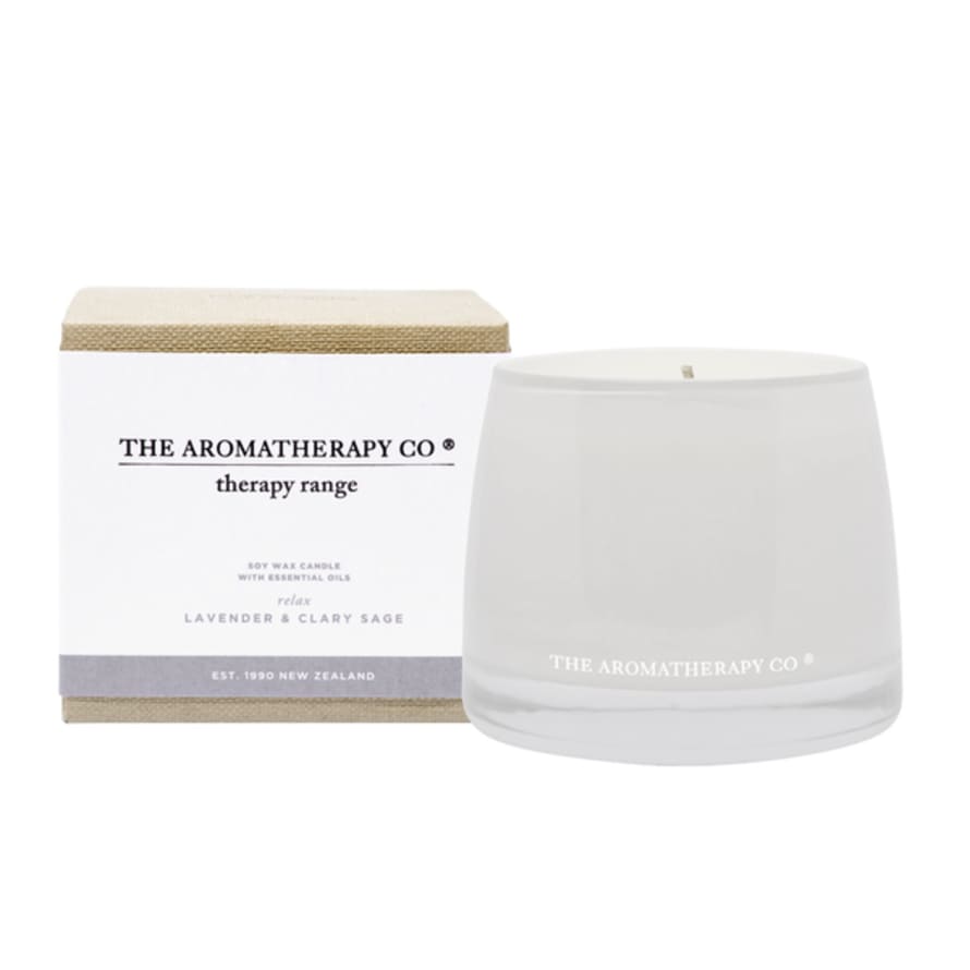 The Aromatherapy Co Therapy Candle - Relax, Lavender & Clary Sage