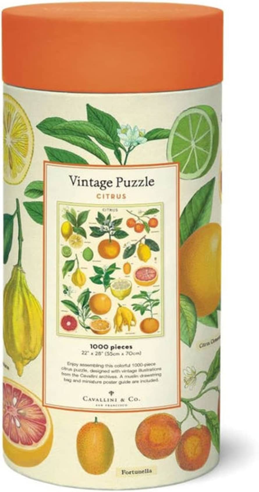 Cavallini & Co Vintage Puzzle 1000 Pz 55x70 Citrus Pzl/citrus