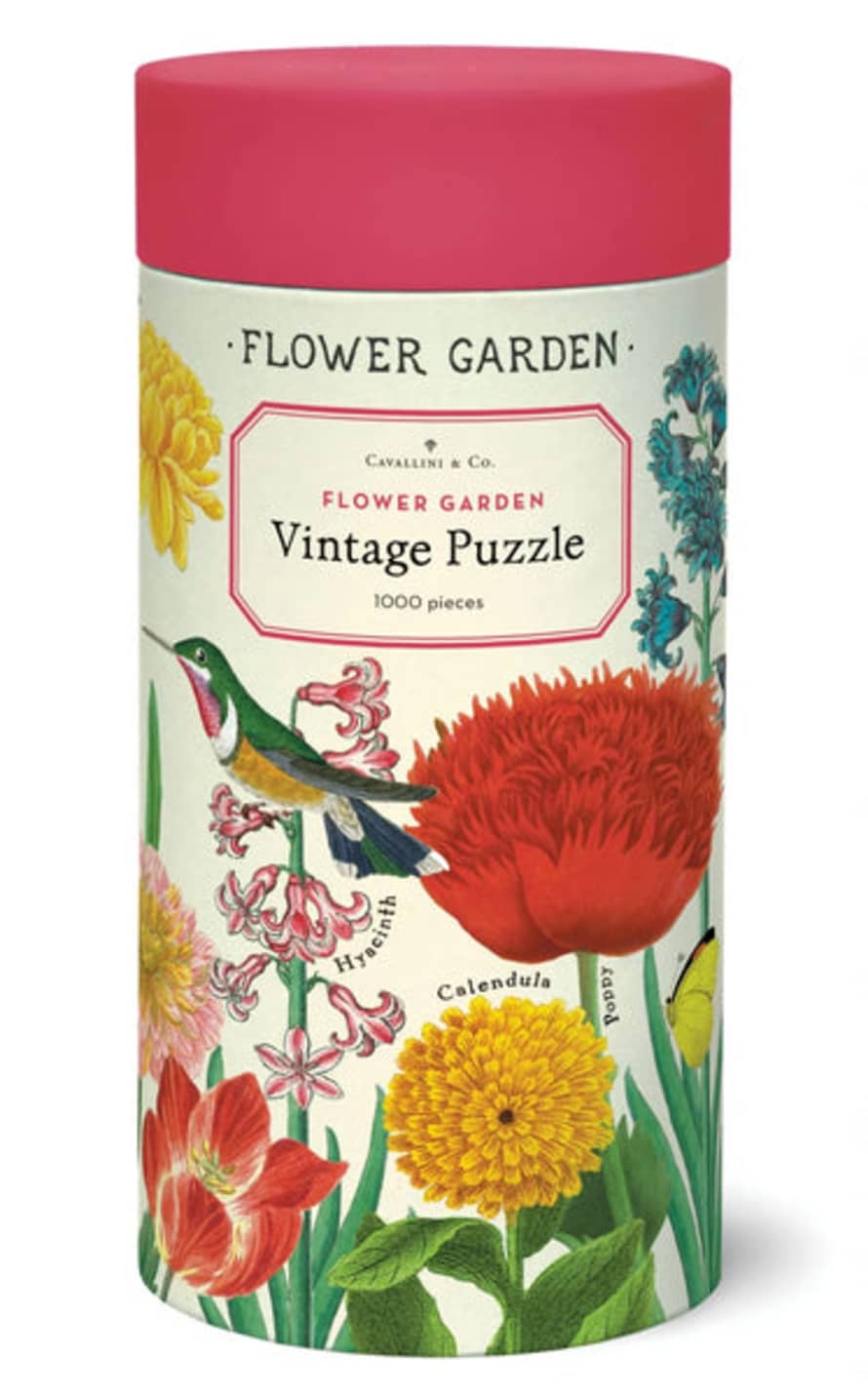 Cavallini & Co Vintage Puzzle 1000 Pz 55x70 Flower Garden Pzl/flrgrd