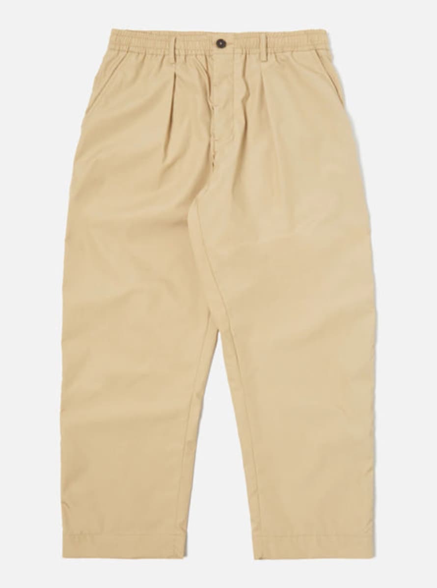 Universal Works 30149 Oxford Pant In Recycled Poly Tech Sand