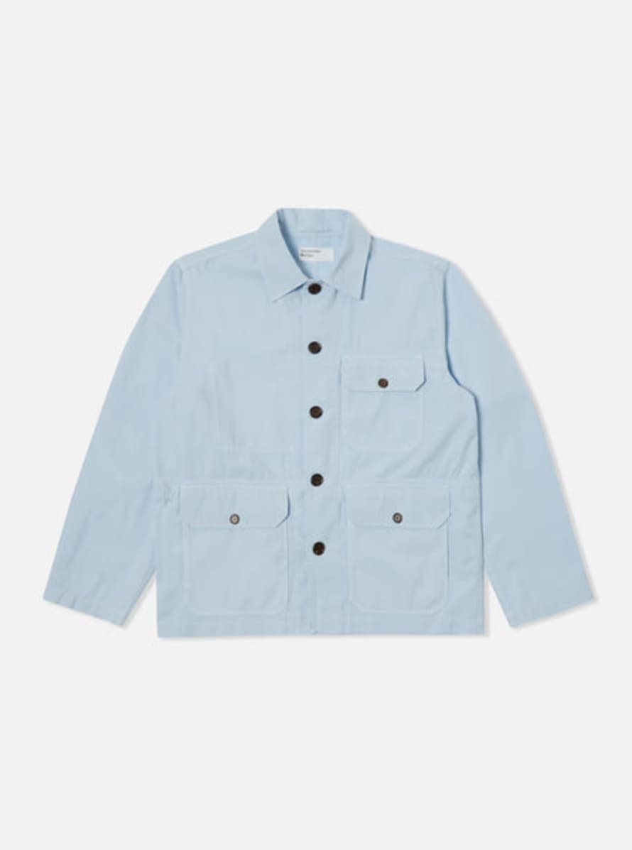 Universal Works 30517 Utility Jacket In Summer Canvas Sky