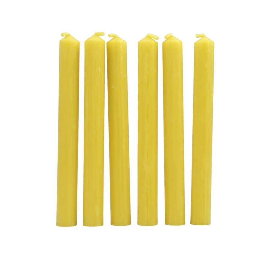 St Eval Candle Company Box of 6 Dinner Candles - Ochre