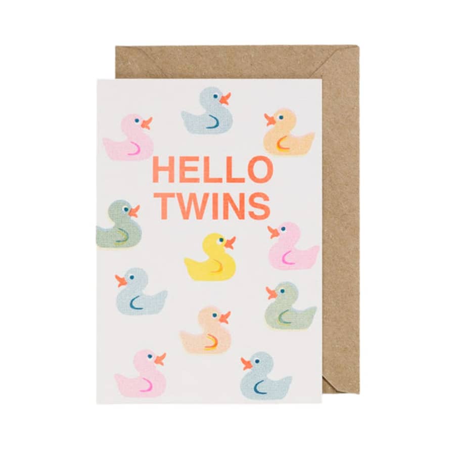 Petra Boase Card Hello Twins