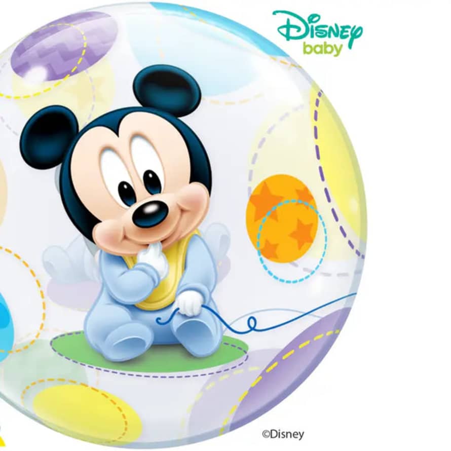 Qualatex Baby Mickey Bubble Balloon