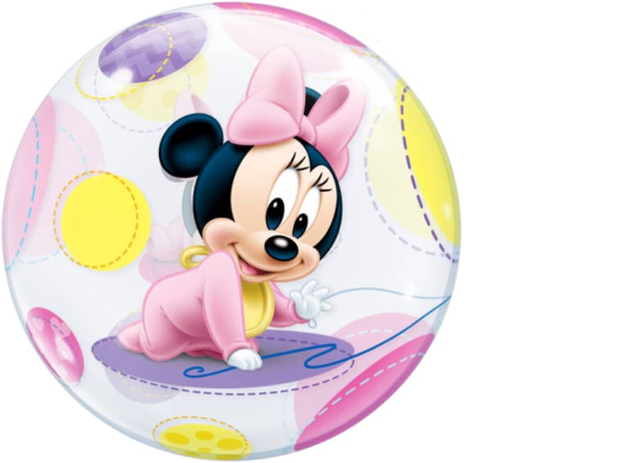 Qualatex Baby Minnie Bubble Balloon