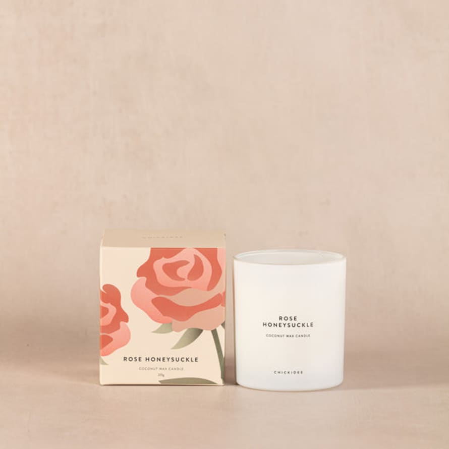 Chickidee Rose Honeysuckle Bloom Eco Candle