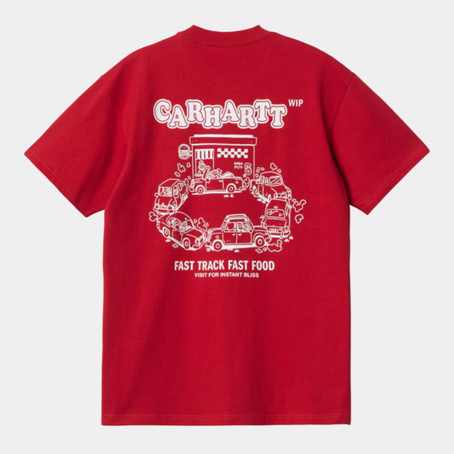 Carhartt T-shirt Fast Food Samba / White