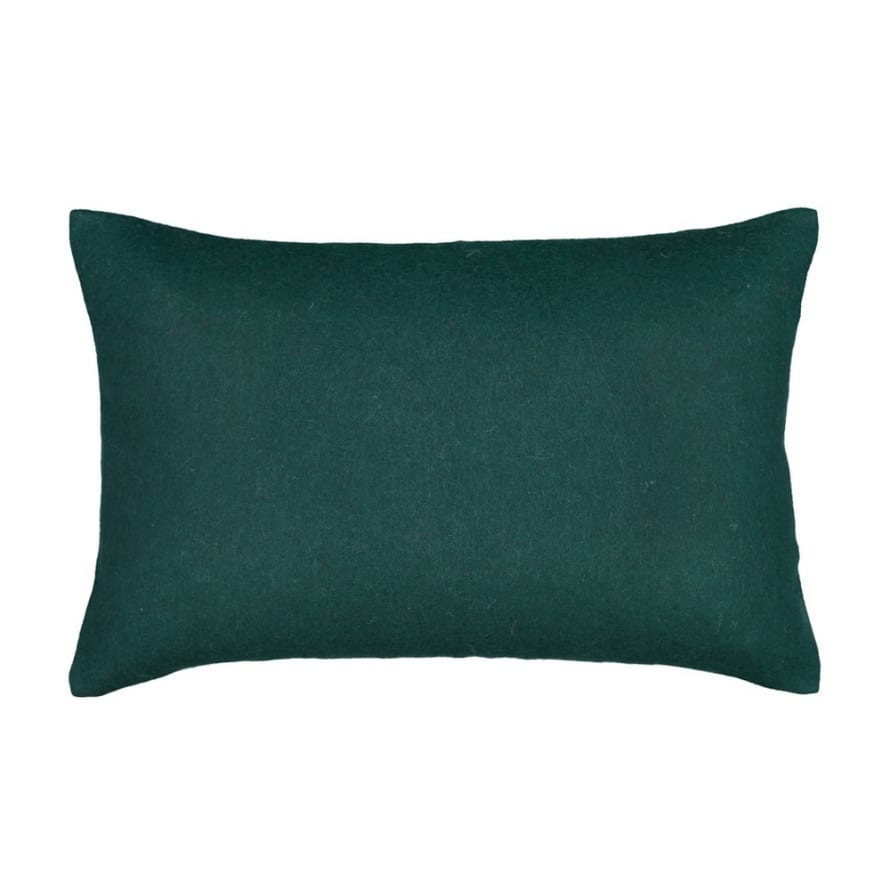 Elvang Denmark Classic Cushion Cover 40x60cm In Evergreen In 50% Alpaca & 40% Sheep Wool
