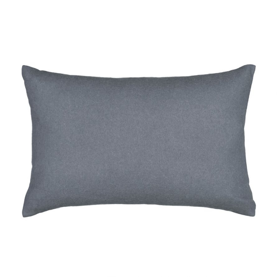 Elvang Denmark Classic Cushion Cover 40x60cm In Grey Blue In 50% Alpaca & 40% Sheep Wool
