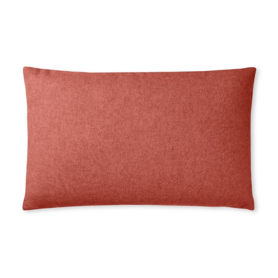 Elvang Denmark Classic Cushion Cover 40x60cm In Rusty Red In 50% Alpaca & 40% Sheep Wool