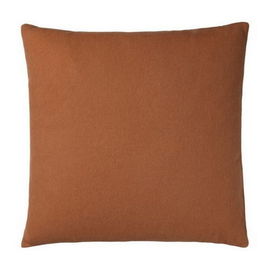 Elvang Denmark Classic Cushion Cover 50x50cm In Terracotta In 50% Alpaca & 40% Sheep Wool