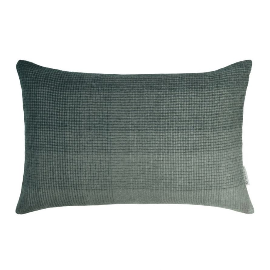 Elvang Denmark Horizon Cushion Cover 40x60cm In Evergreen In 50% Alpaca & 40% Sheep Wool
