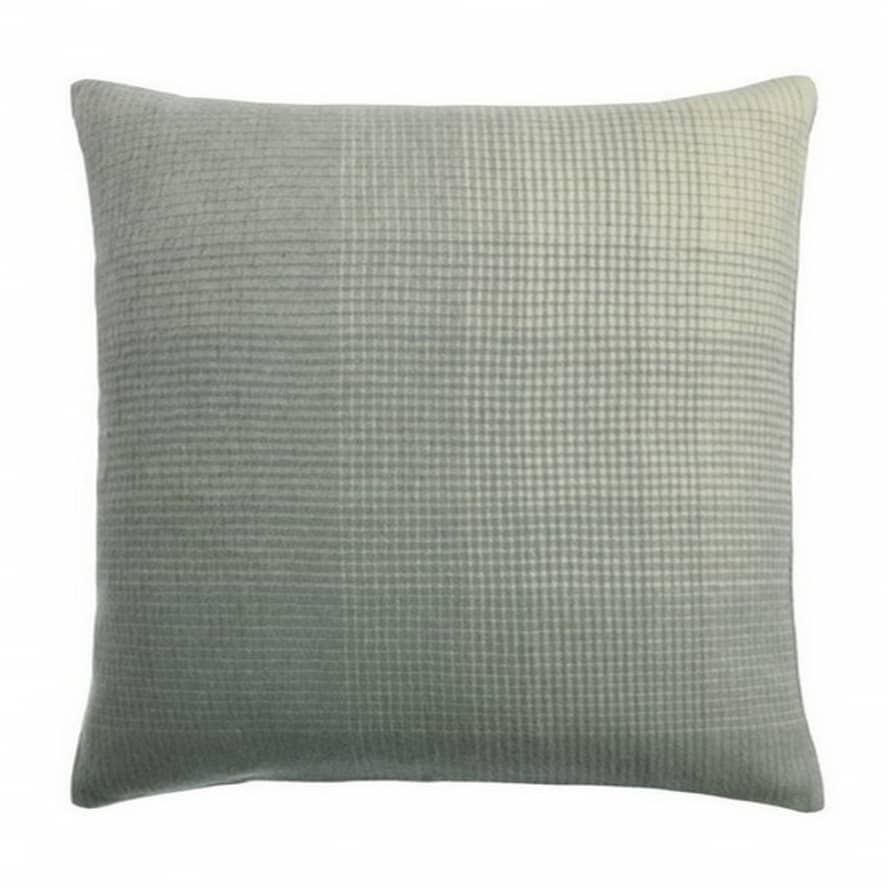 Elvang Denmark Horizon Cushion Cover 50x50cm In Botanic Green In 50% Alpaca & 40% Sheep Wool