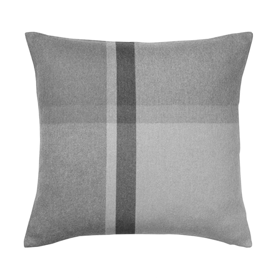 Elvang Denmark Manhattan Cushion Cover 50x50cm In Grey In 50% Alpaca & 40% Sheep Wool