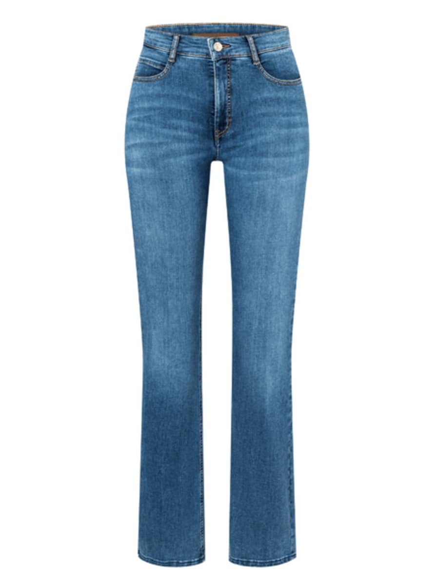 Mac Jeans Dream Boot Fringe Authentic Blue Jeans 5221 0387l D516