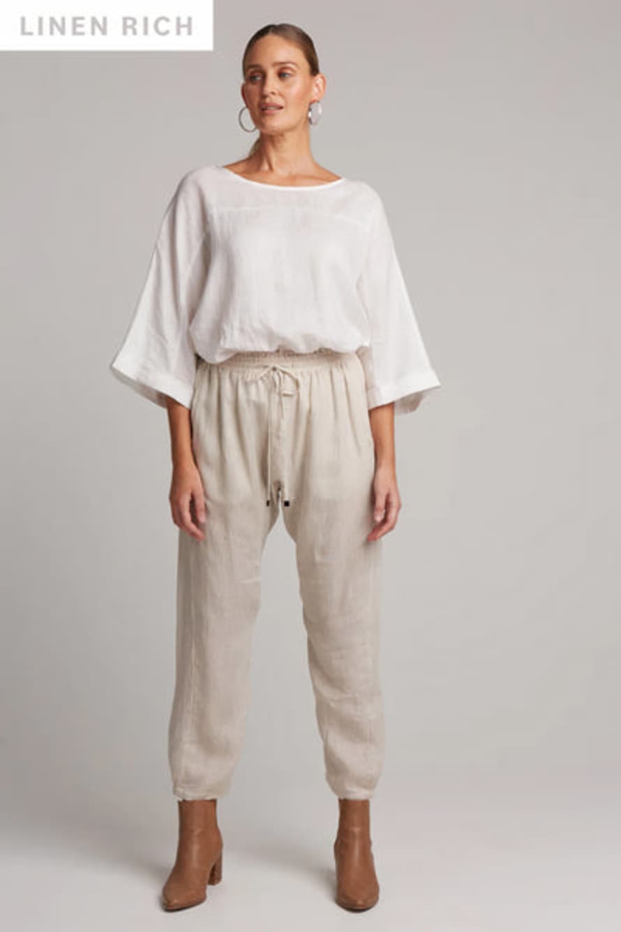 Eb & Ive Studio Relaxed Linen Joggers