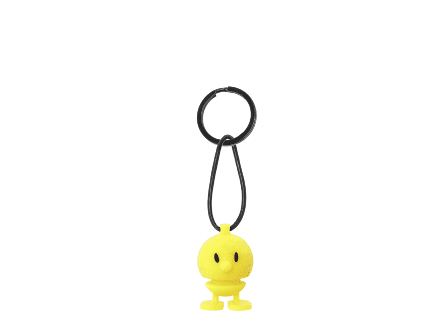 Hoptimist Yellow Bumble Keychain