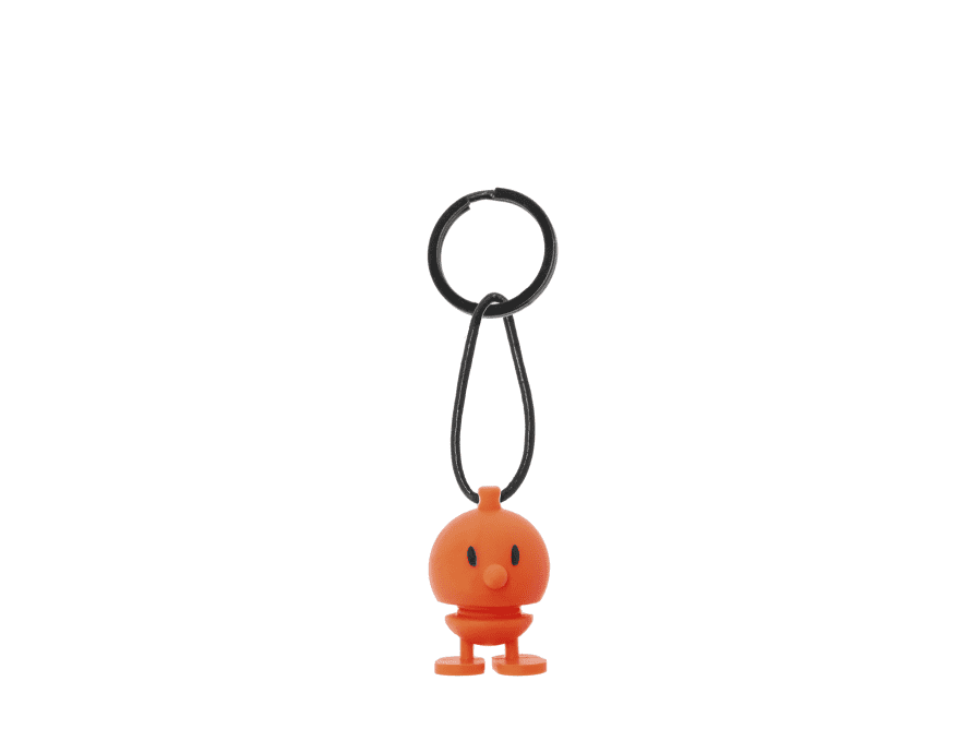 Hoptimist Orange Bumble Keychain