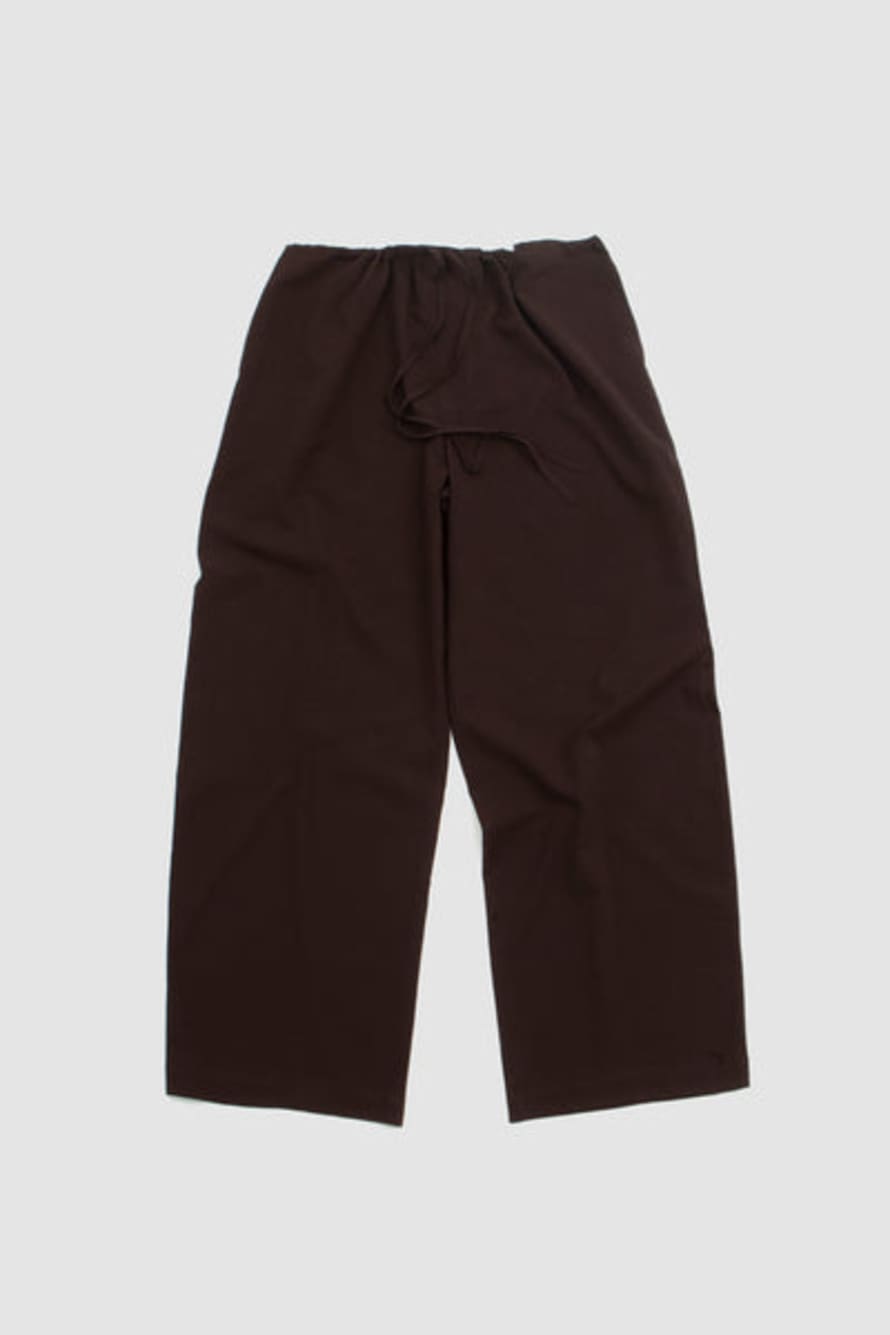 Cristaseya Maxi Large Pants Dark Brown