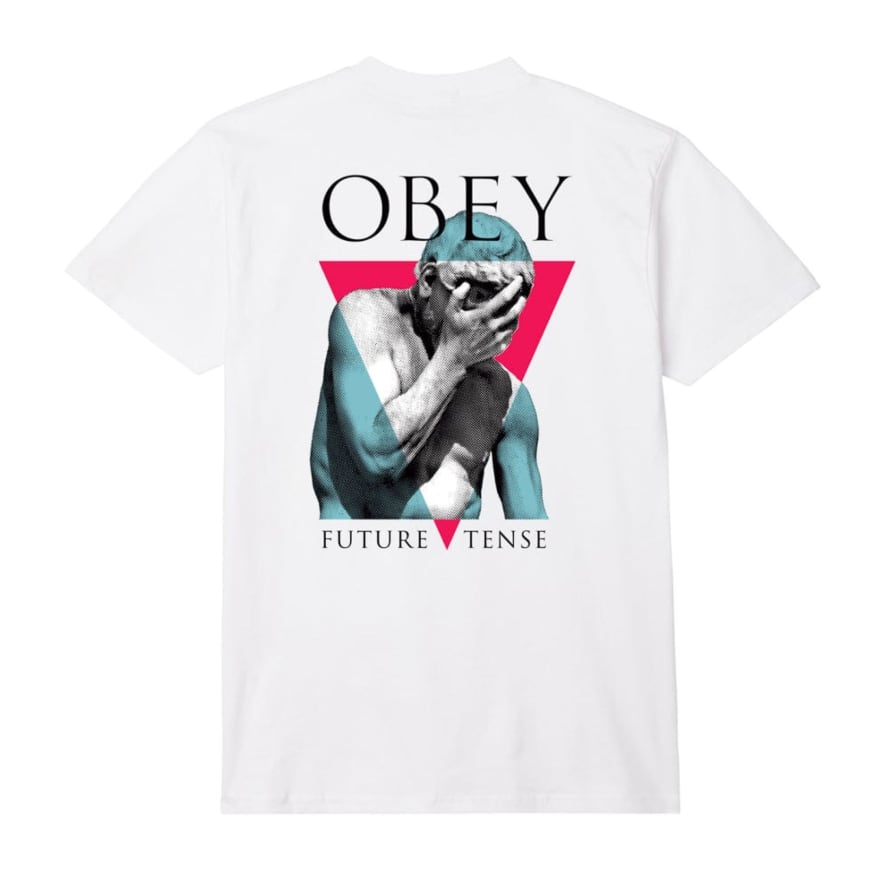OBEY T-shirt Future Tense Uomo White