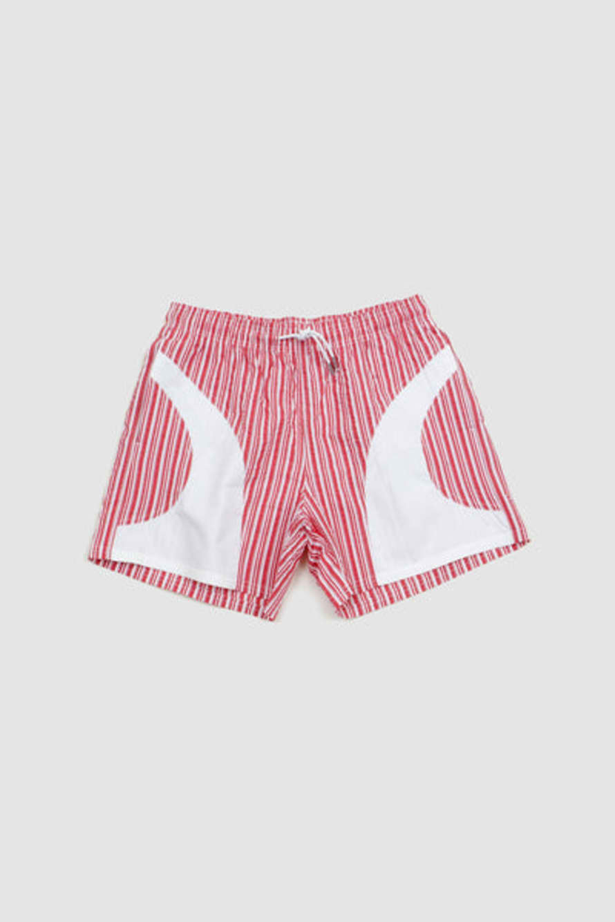 Gimaguas Stripes Swimsuit Red/white